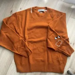 ユニクロ　アニヤハインドマーチ　ウールニット　オレンジ　M