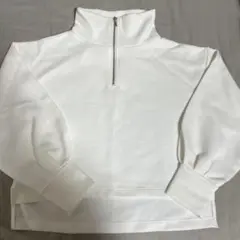 mystywoman ハイネックスウェット Lホワイト