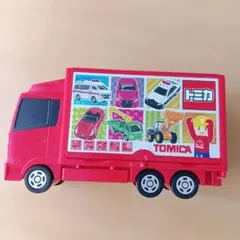 トミカ イラスト付き赤トラック