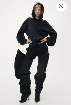 【最安値】グレンマーティンス　GLENN MARTENS  パーカー H&M グレンマーティンス プリントスウェットパーカ - メルカリ