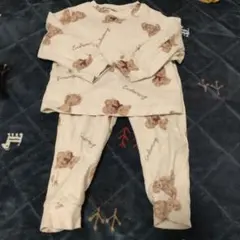 クマ柄フリースパジャマ 110cm