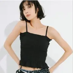 coca シャーリングキャミ