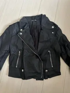SHEIN 黒 ライダースジャケット