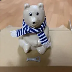 ［数量限定生産］青いマフラーPolar bear 貯金箱2025