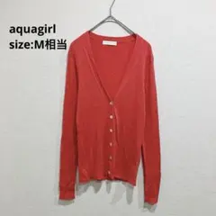 アクアガール aquagirl カーディガン トップス シルク コットン 春夏のサムネイル