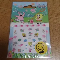 【スポンジボブ　ネイルシール】ネイルステッカー