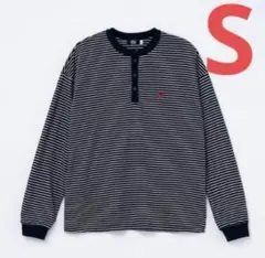 SOL Border L/S Tee (WHITE&NAVY) Sサイズ