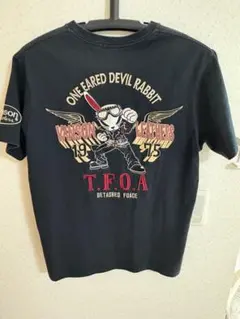 VANSON×T.F.O.A デスラビット 刺繍 半袖Tシャツ Lサイズ