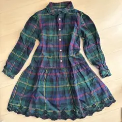 【お値下げ】Polo Ralph Lauren チェック柄ワンピース 120㎝
