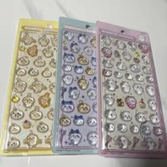 【国内正規品】ボンボンドロップシール　ちいかわ3点セット　ハチワレ×うさぎ