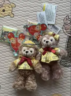 東京ディズニーシー　ダッフィー　シェリーメイ　30周年　ぬいぐるみバッジ