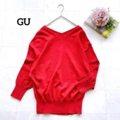 @M-301♦ジーユー♦GU♦ドルマンスリーブニット♦セーター♦レディース♦S