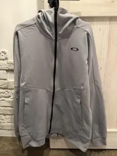 オークリー フルジップ ジャージ パーカー メンズL ロゴ