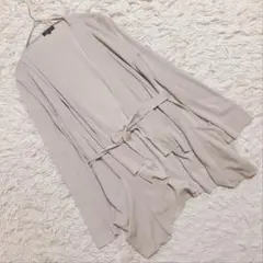 INDIVI インディヴィ (38) ボタンレスニットカーディガン ベルト付き