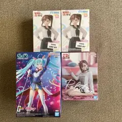 フィギュアプライズまとめ売り4点セット　初音ミク・ダンダダン他