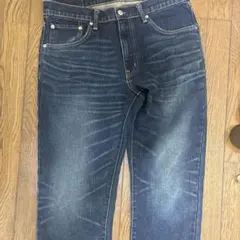 ご*ら様 EDWIN Lot W L ダークブルー ストレートデニム