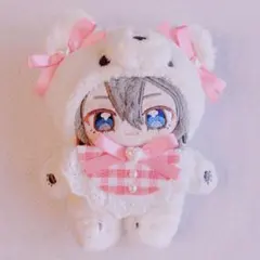 599【いなさく様】ちびぐるみサイズ ぬい服オーダー サロペットセット