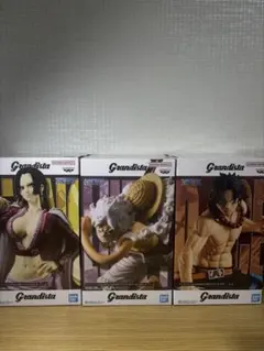 Grandista ワンピース　ルフィ、エース、ハンコック3点セット