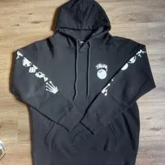 【希少】Stussy ワールドツアー ブラック パーカー