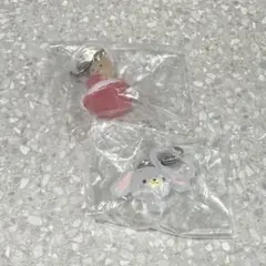 サンリオ　ゆるっとめじるしアクセサリー　マロンクリーム　しろうさ