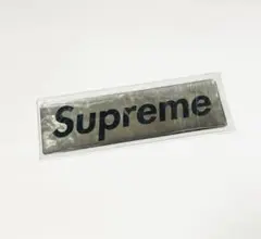 2017AW supreme ステッカー ”ラバーロゴ”シルバー