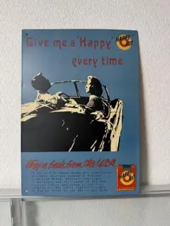 レトロ アート Happy HIT タバコ　レトロビンテージ風　アメリカ雑貨