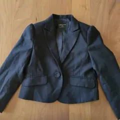 COMME CA ISM 黒 スーツジャケット 110A