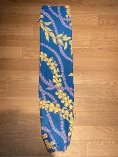 パウスカートケース 青と黄色 花柄