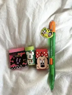 ディズニー　消しゴム　シャーペンセット