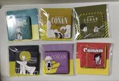 名探偵コナン コナン探偵社 スクエア缶バッジ 6種 コンプリート