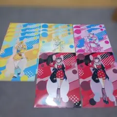 タイトーくじ 初音ミク×RODY k賞　クリアファイル＆ステッカーセット 11枚