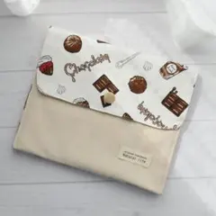 チョコレート 大きめマルチケース 母子手帳ケース