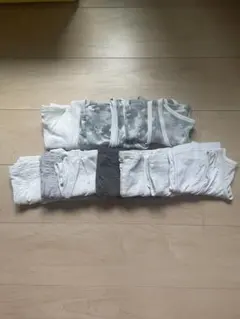 ホワイト グレー 迷彩10枚セット