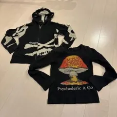 CHUBBYGANG パーカー 長袖Tシャツ 2点セット