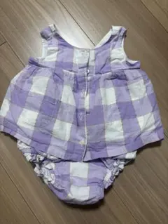 baby GAPのチェック柄セットアップ