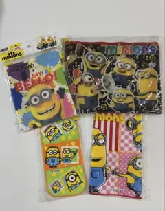 ミニオンズ ミニ巾着・ポーチ・ハンカチセット