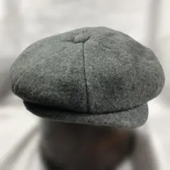 デッドストック　90ｓ　５９cm　アメリカ製　キャスケット　杢グレー