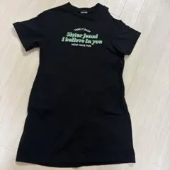 最終値下げ　SISTER JENNI 黒のTシャツワンピース 150cm