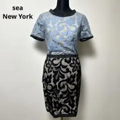 sea New York シーニューヨークひざ丈ワンピース　総レース　サイズ0のサムネイル