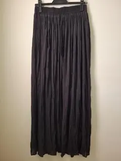 RADIATE ロングプリーツスカート ブラック