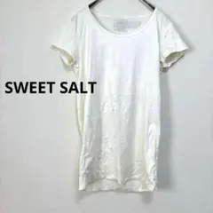 オフホワイト 半袖Tシャツ　カットソー　インナーシャツ　海外古着　シンプル