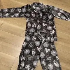 ミッキー &ドナルド　フリースパジャマセット グレー