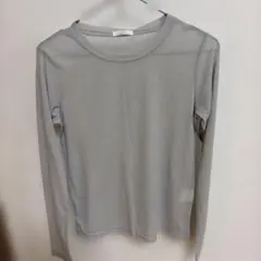 ITEMS 長袖カットソー シルバー