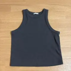GU リブタンクトップ グレー サイズSのサムネイル