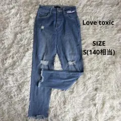 Lovetoxic ラブトキシック ダメージ加工 デニム S140相当のサムネイル