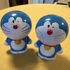 ドラえもん貯金箱二つ