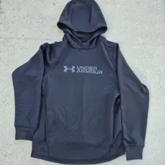 UNDER ARMOUR フード付き スウェット S ブラック