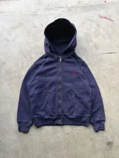 s*o様 00s Polo Ralph Lauren ジップパーカー ネイビー