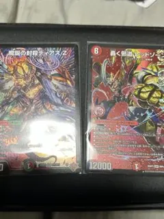 轟く邪道レッドゾーン1枚 魔誕の封殺ディアスΖ1枚