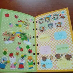 平成レトロ　シール帳　シール付き　パルケ・エスパーニャ